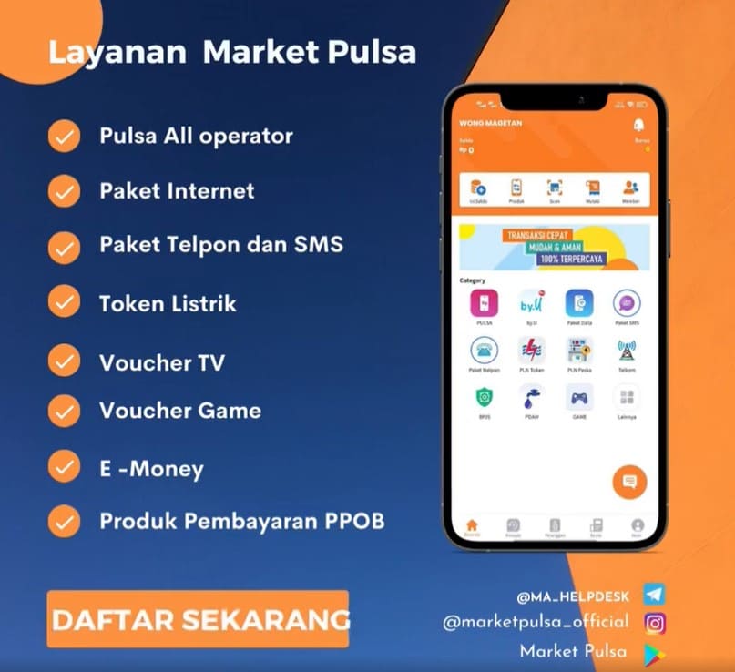 layanan market pulsa