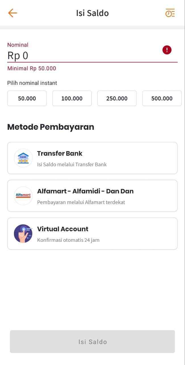 cara deposit market pulsa